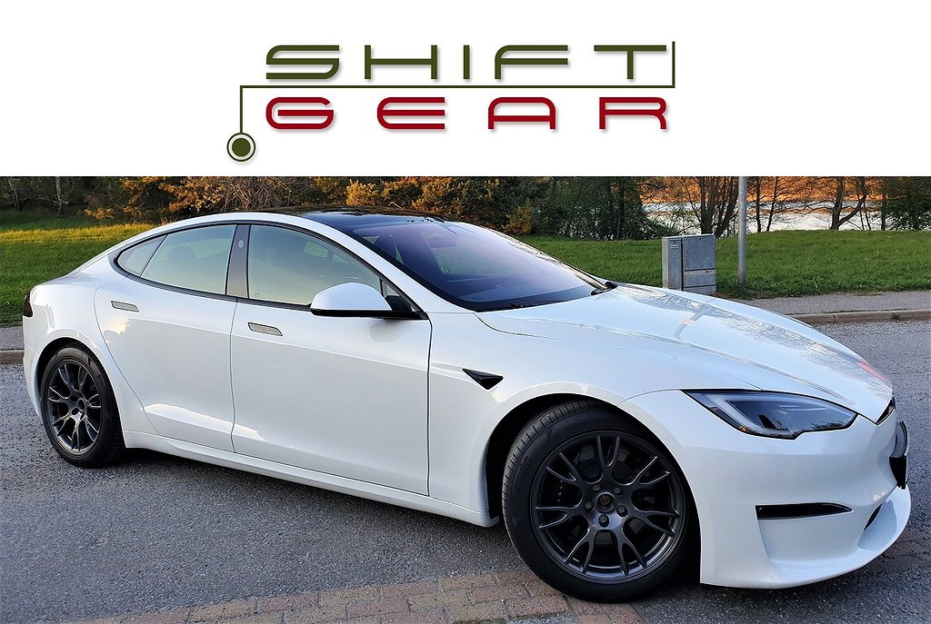 Tesla Model S PLAID 1020hk Autopilot Svart Premium 1 ägare