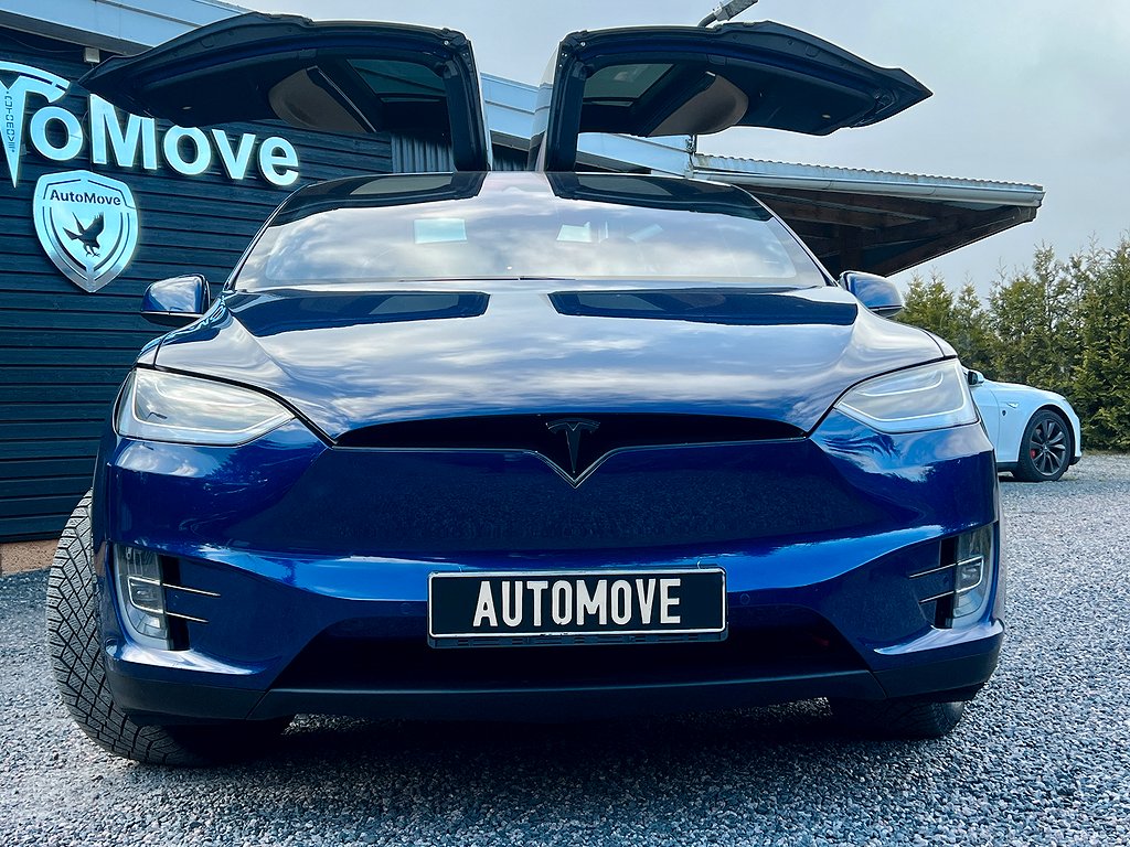 Tesla Model X 90D 423hk 7-sits Drag FreeCharge livet ut