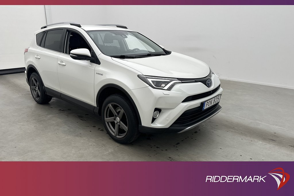 Toyota RAV4 Hybrid AWD 197hk Executive Kamera Skinn GPS Drag