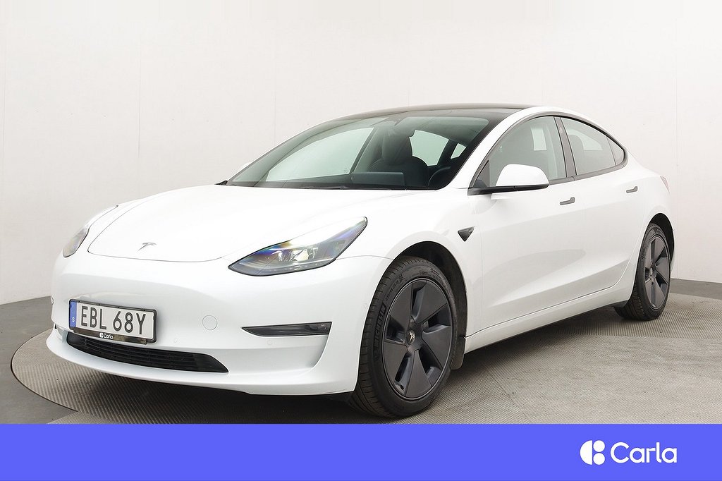 Tesla Model 3 Long Range AWD Refresh AP Pano Drag V-Hjul