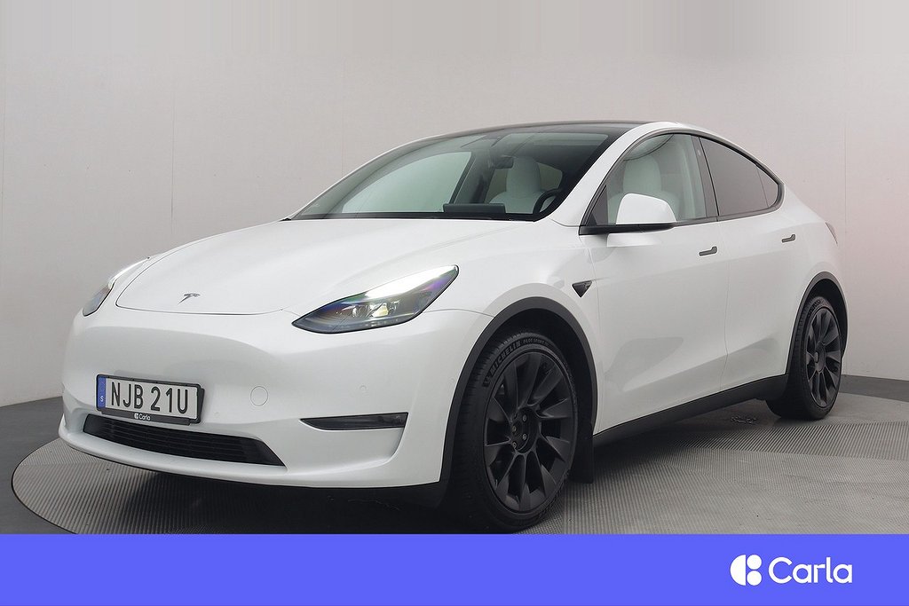 Tesla Model Y Long Range AWD EAP Uppg.AP 20″ Pano Drag VHjul