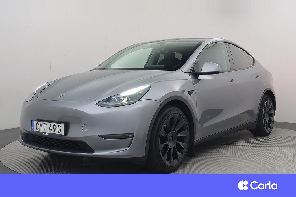 Tesla Model Y Long Range AWD Autopilot 20″ Pano Drag V-Hjul