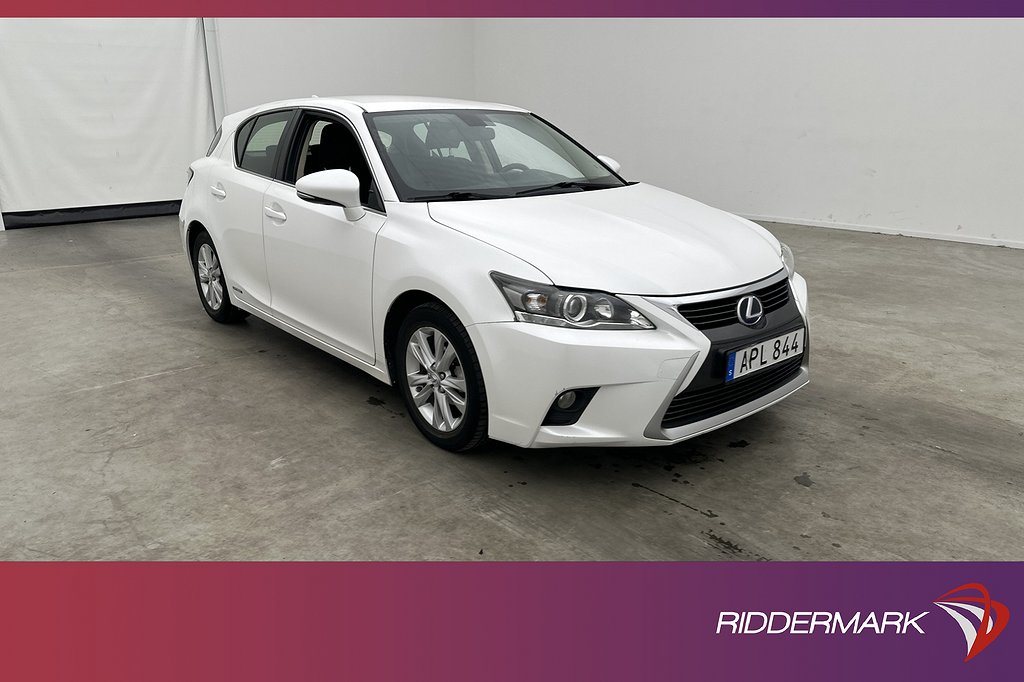 Lexus CT 200h CVT 136hk Comfort lågskatt Välservad 0,38l/Mil