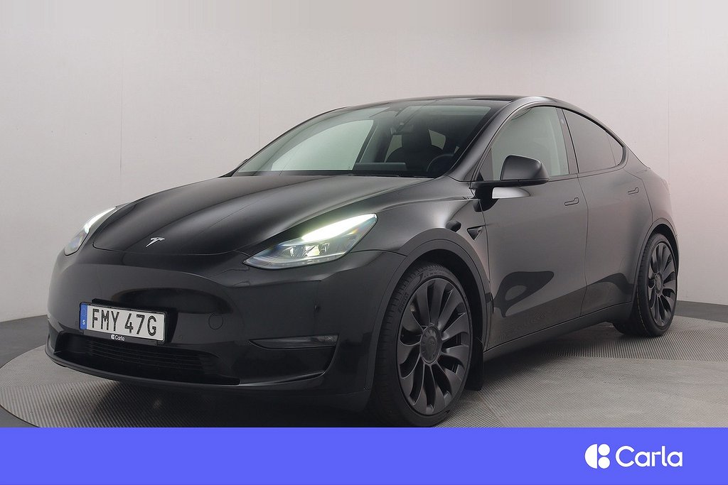 Tesla Model Y Performance AWD Autopilot Pano Drag V-hjul