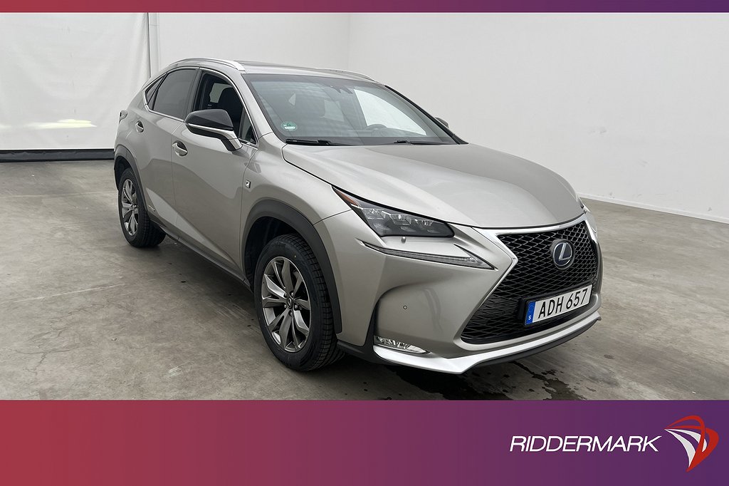 Lexus NX 300h AWD 197hk F Sport Pano HUD Kamera Keyless Drag