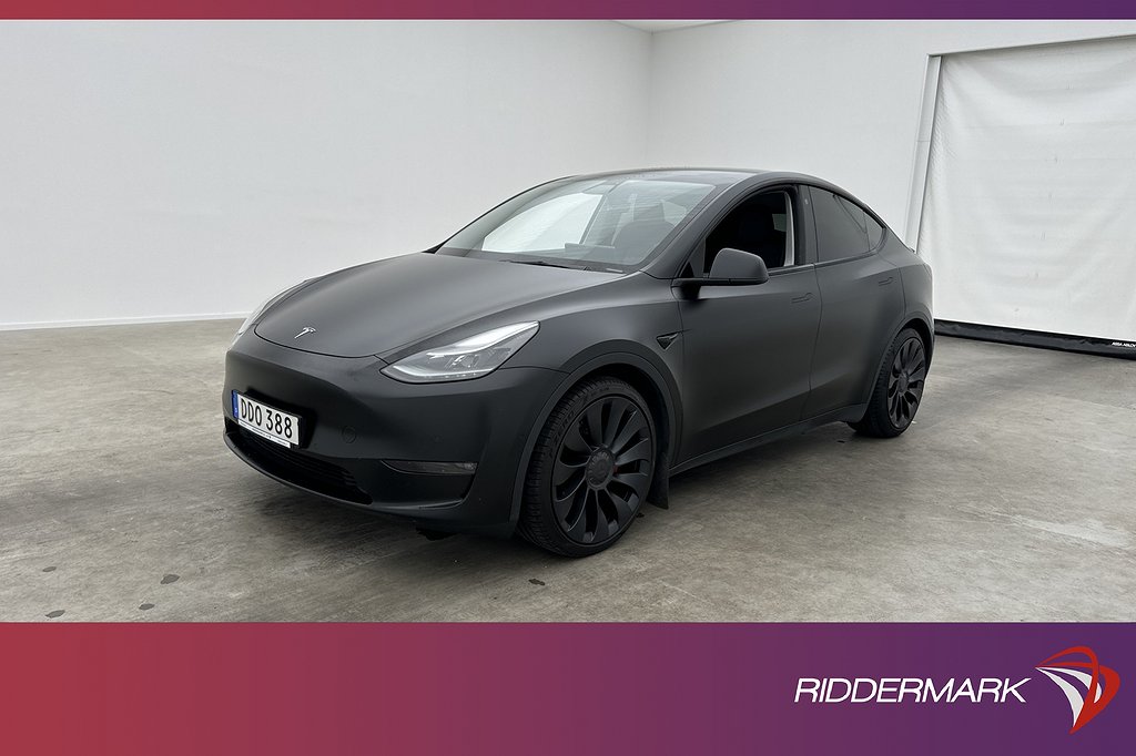 Tesla Model Y Performance AWD Uppgraderad AP Dragkrok MOMS