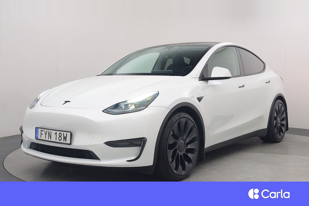 Tesla Model Y Performance AWD Autopilot Pano Drag V-hjul