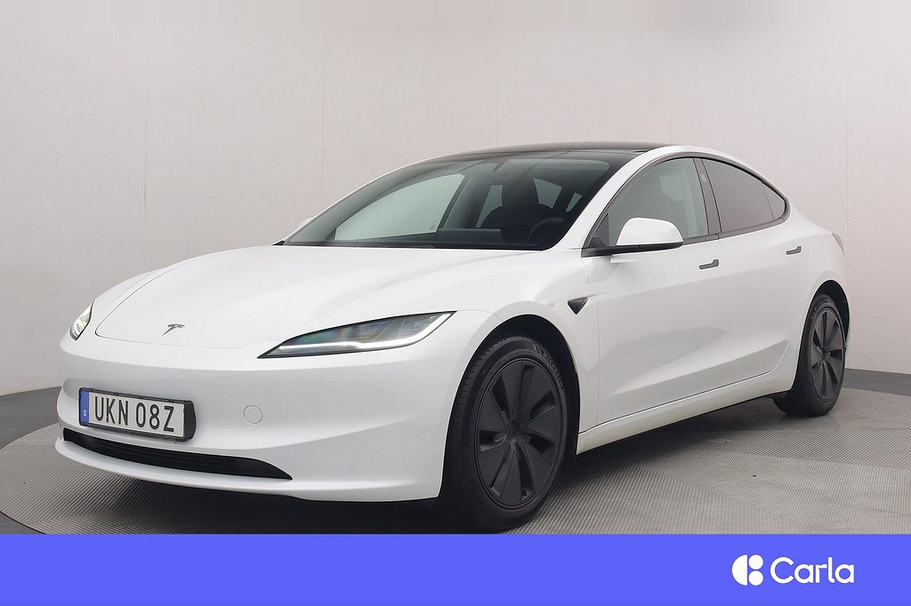 Tesla Model 3 Long Range AWD Highland Autopilot Pano V-Hjul