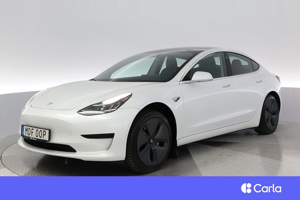 Tesla Model 3 Standard Range Plus Autopilot Pano Drag V-Hjul