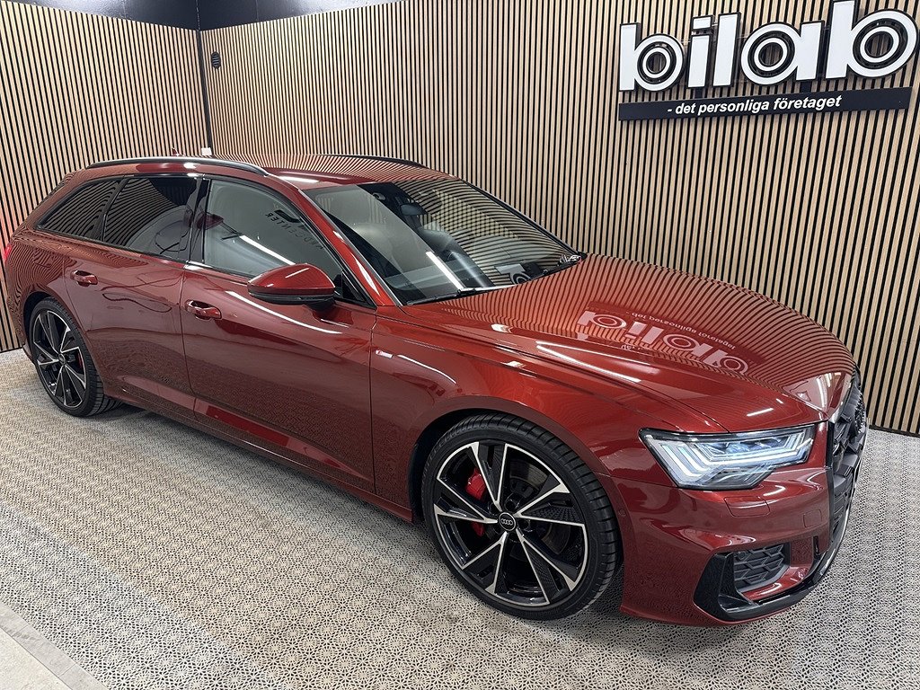 Audi A6 Avant 55 TFSIe 367hk S-line B&O, Elstolar