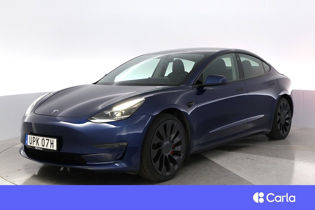 Tesla Model 3 Performance AWD Refresh FSD Pano V-Hjul