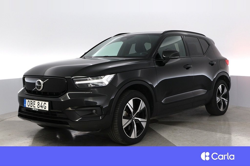 Volvo XC40 P8 AWD Recharge Pano Elstol Kamera Drag V-Hjul