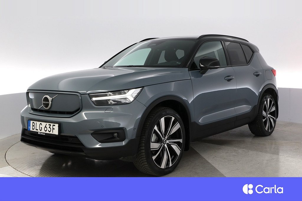 Volvo XC40 P6 Recharge R-design Drag 20″ Pano H/K V-hjul