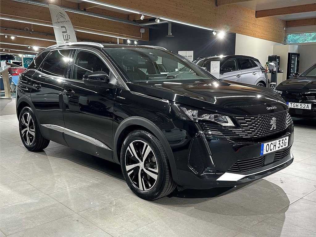 Peugeot 3008 PHEV GT 1.6 300hk AWD Aut – CARPLAY, NAV