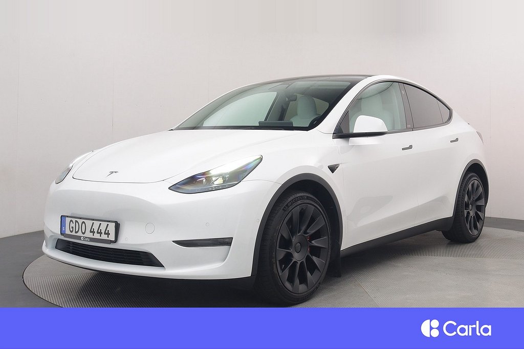 Tesla Model Y Long Range AWD Autopilot 20″ Pano V-Hjul