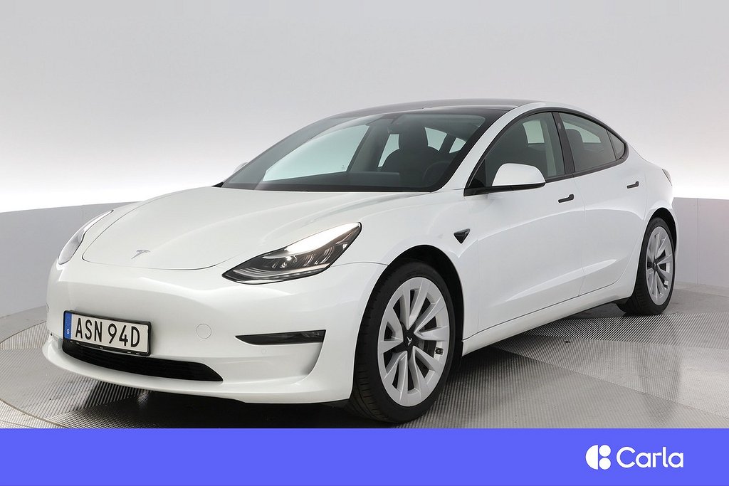 Tesla Model 3 Long Range AWD Refresh AP 19″ Pano V-Hjul