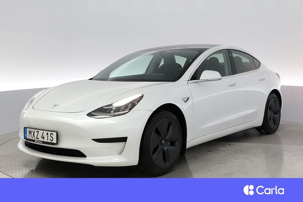 Tesla Model 3 Standard Range Plus Autopilot Pano Drag V-Hjul