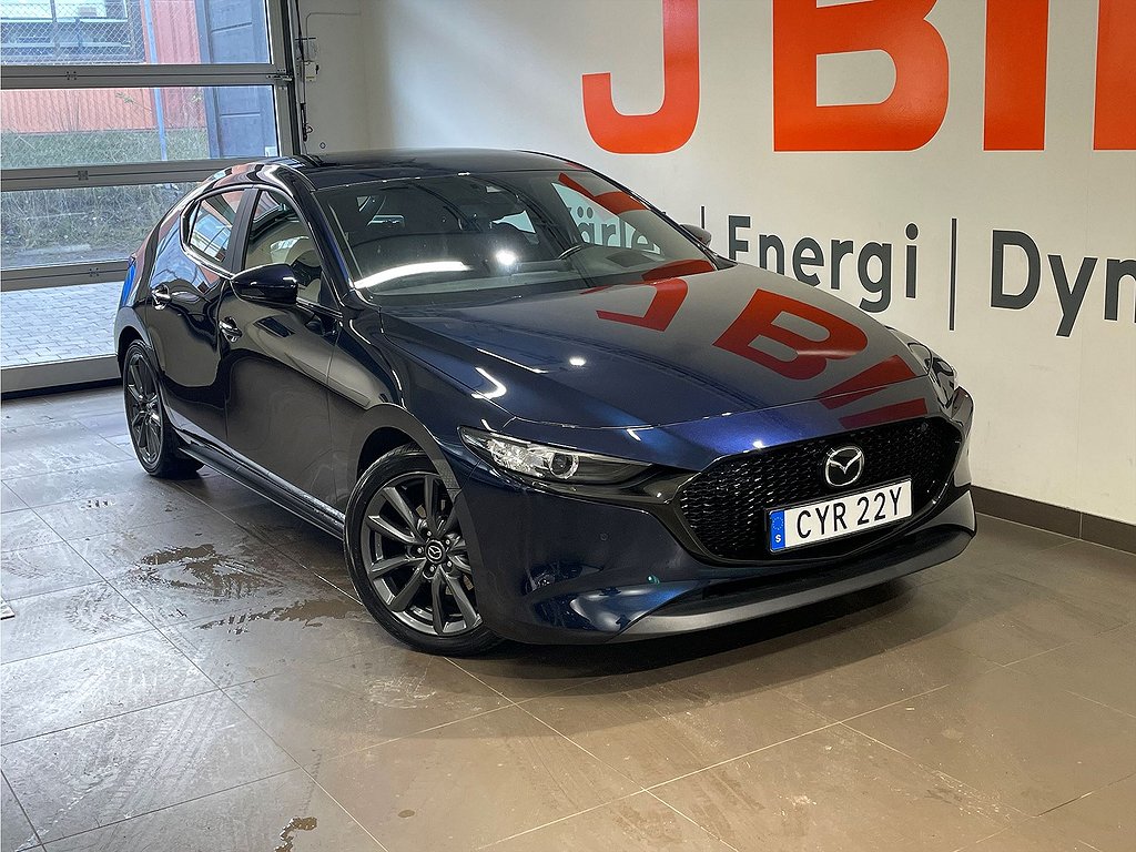 Mazda 3 Hatchback 2.0 SKYACTIV-G M Hybrid 150hk Aut – EN ÄGARE