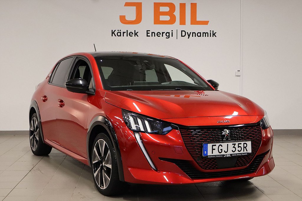 Peugeot E-208 GT 50,0 kWh 136hk Aut – BACKKAMERA, CARPLAY