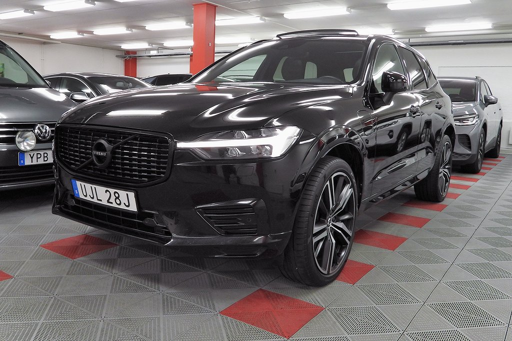 Volvo XC60 Recharge T6 AWD R-Design SoV Hjul kamera Drag Panorama