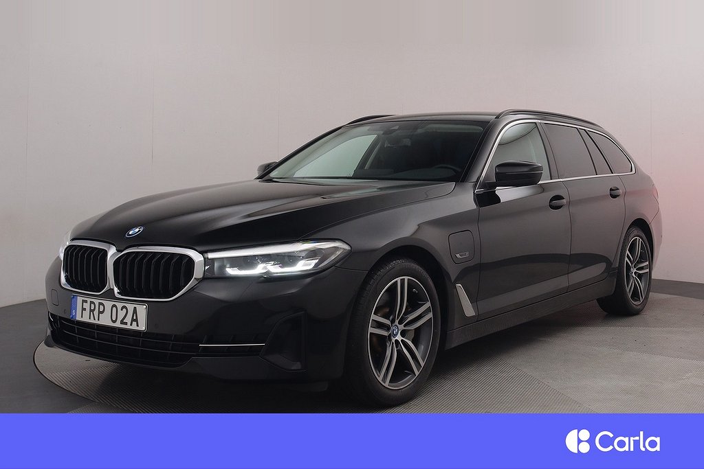 BMW 530e Touring Kamera Elstol Rattvärme Navi V-Hjul