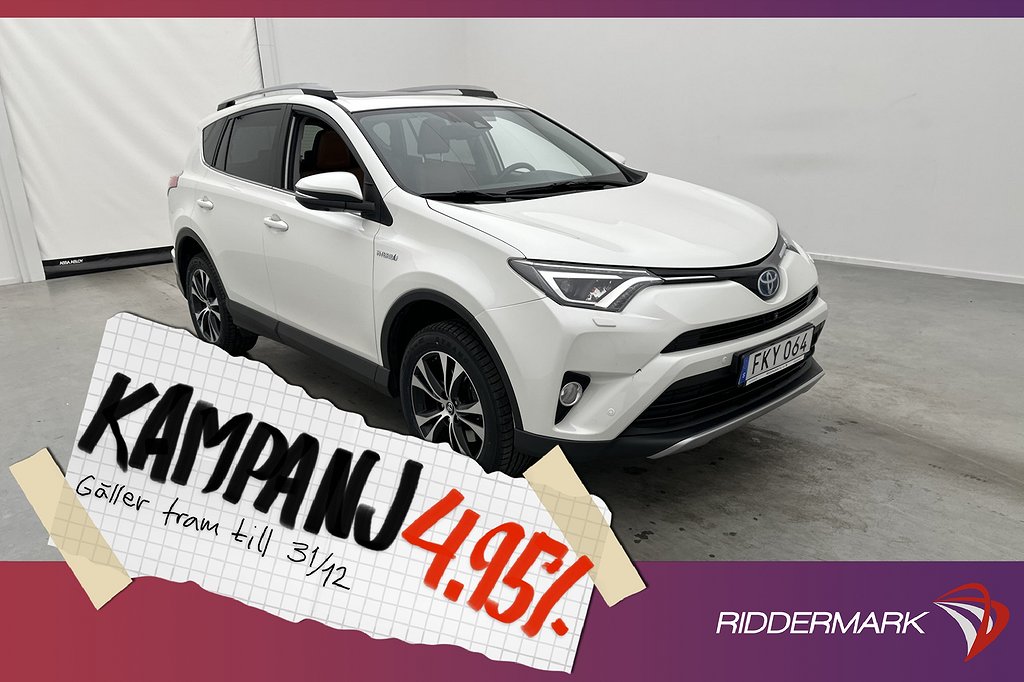 Toyota RAV4 Hybrid AWD 197hk Executive Taklucka 360° Skinn