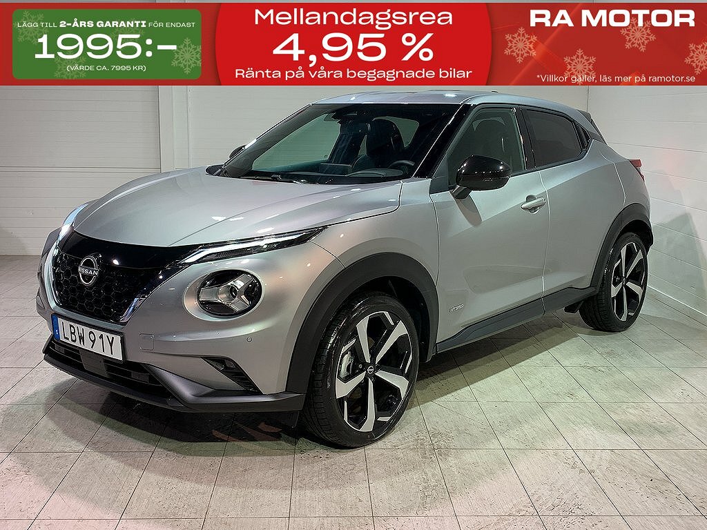 Nissan Juke Hybrid | TEKNA | 19″ | BOSE | Läder | MOMS