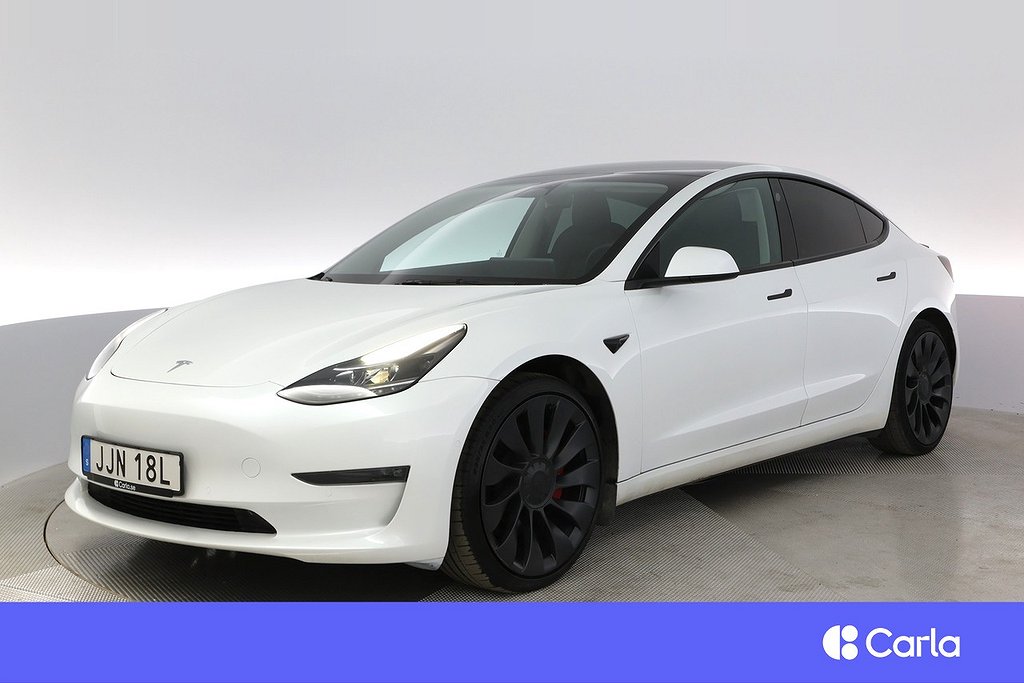 Tesla Model 3 Performance AWD Refresh AP Pano 4,99 % V-Hjul