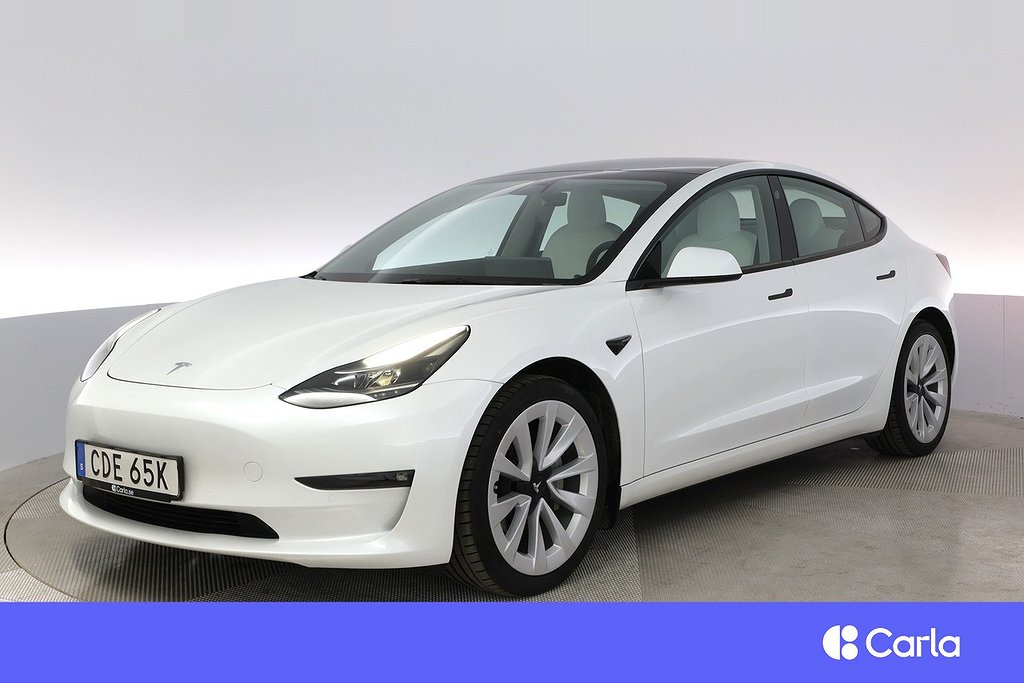 Tesla Model 3 Long Range AWD Refresh EAP 19″ Pano V-Hjul