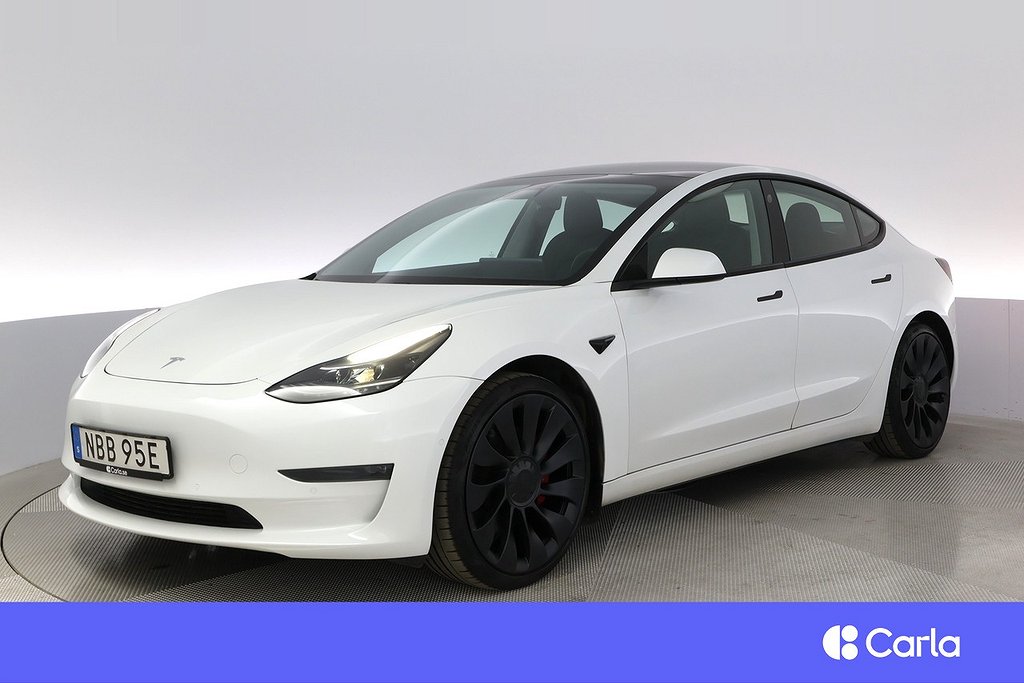 Tesla Model 3 Performance AWD Refresh AP Pano V-Hjul