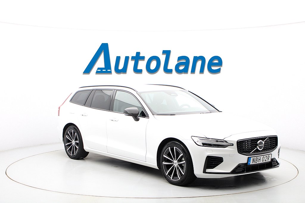 Volvo V60 Recharge T6 AWD Plus Dark, Orrefors, Drag 350hk