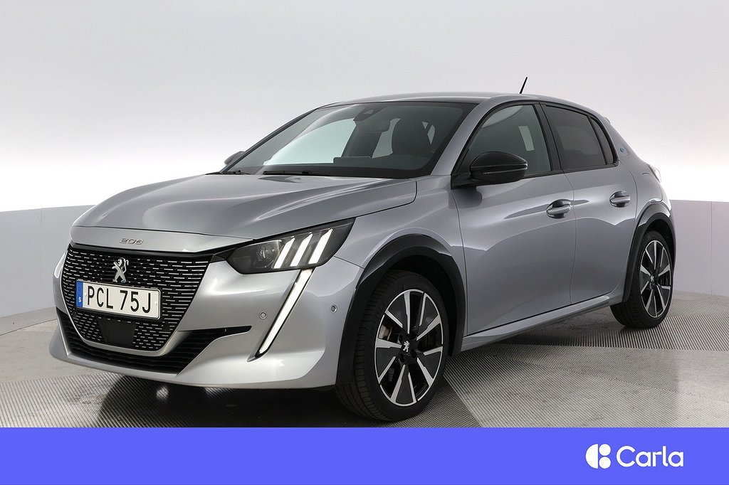 Peugeot E-208 GT Pack Adap.Fart Nav Värmepump Nya Vhjul 4.99