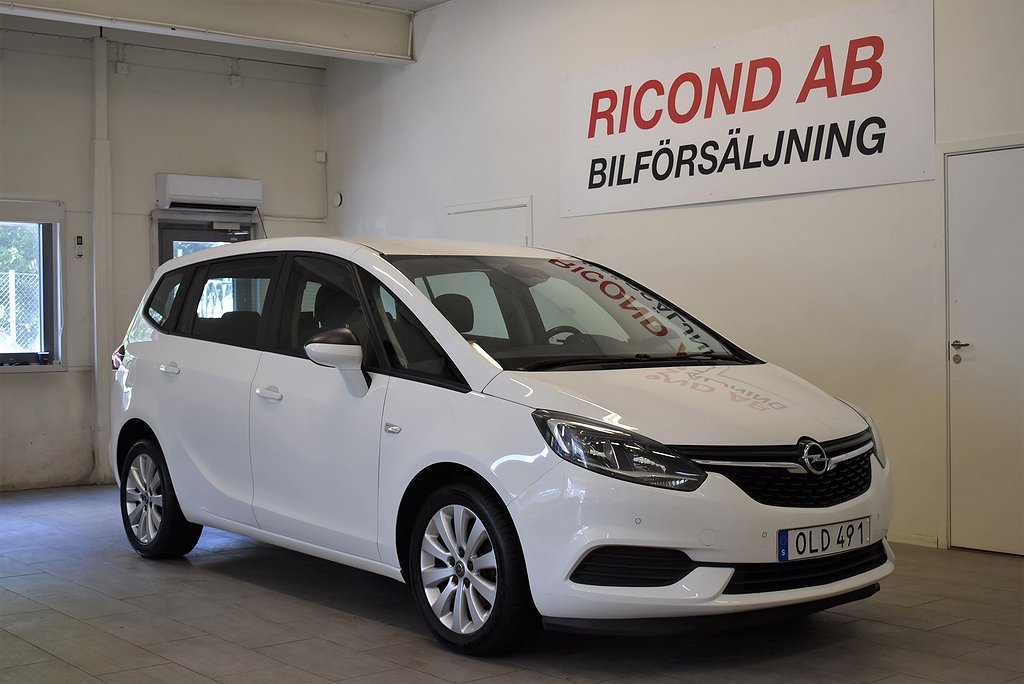 Opel Zafira TOURER 1.6 CNG 7-SITS NYBES 558KR SKATT DRAGKROK