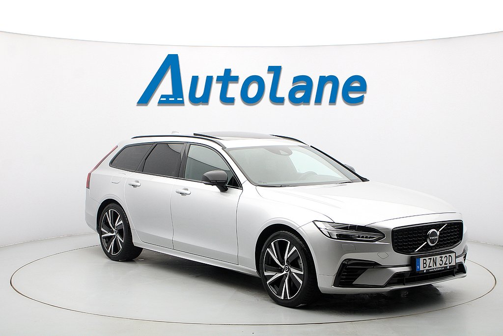 Volvo V90 Recharge T8 AWD R-Design, Panorama, HUD, H/K 392hk