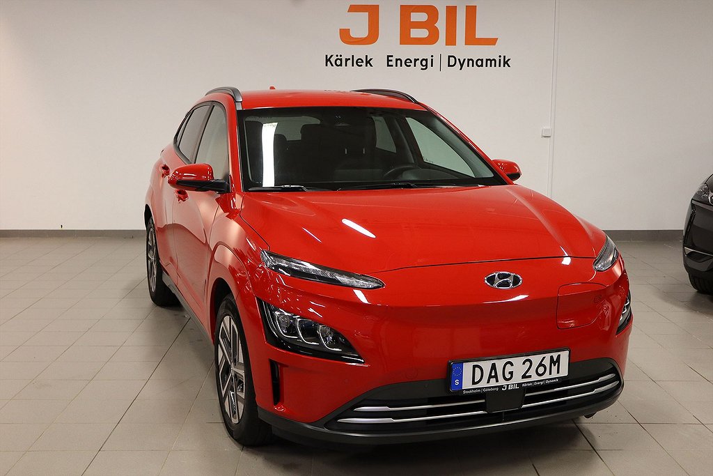 Hyundai Kona Essential EV 39kWh 136hk Aut – B-KAMERA, CARPLAY