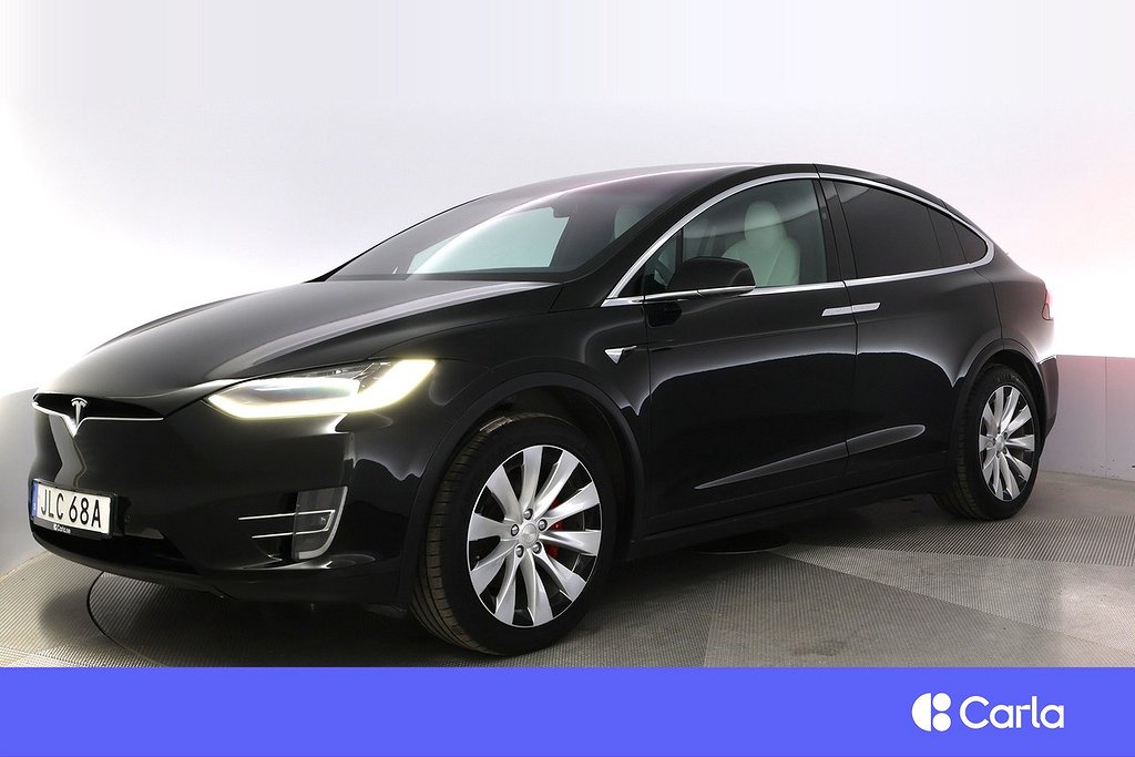 Tesla Model X Performance 7-sits Autopilot Pano Drag V-Hjul