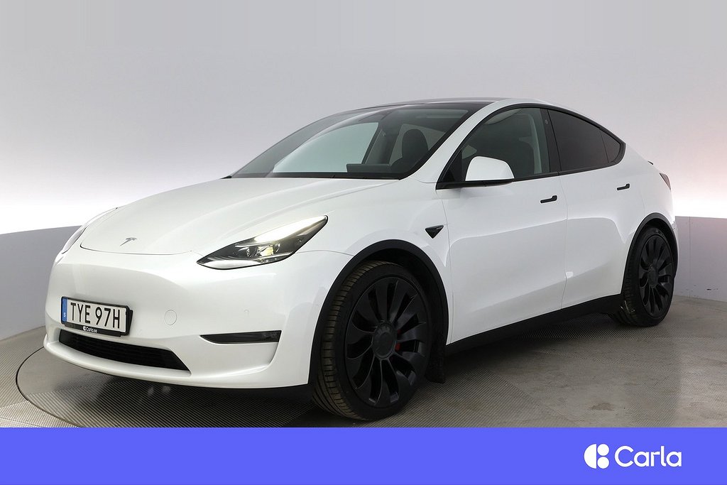 Tesla Model Y Performance AWD Autopilot Pano Drag V-Hjul