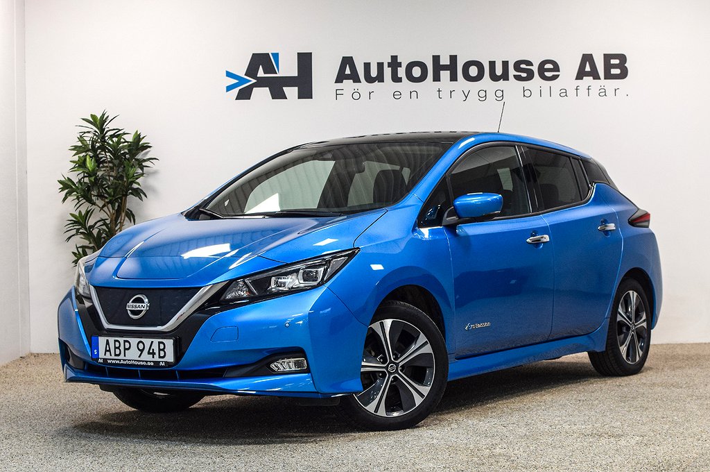 Nissan Leaf e+ 62kWh 360-kameror BOSE Högtalare GPS Rattvärme