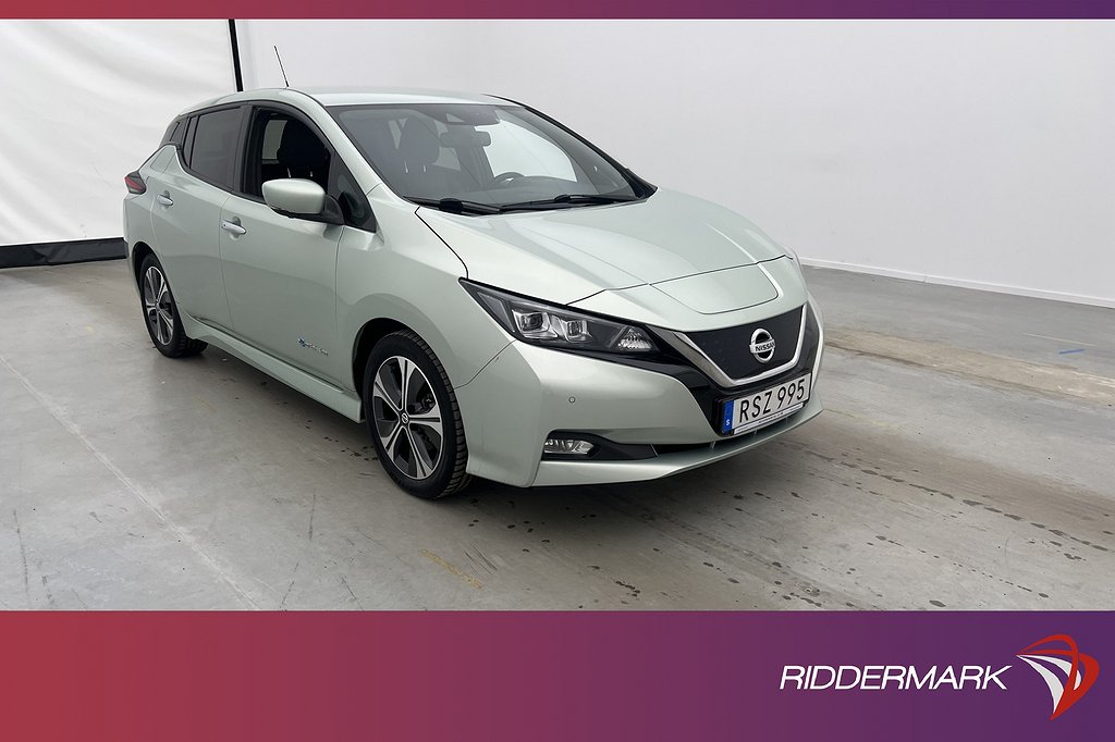 Nissan Leaf 150hk Tekna BOSE 360° Navi Halvskinn Rattvärme