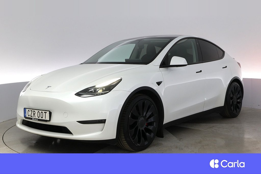 Tesla Model Y Performance AWD Autopilot Pano Drag V-Hjul