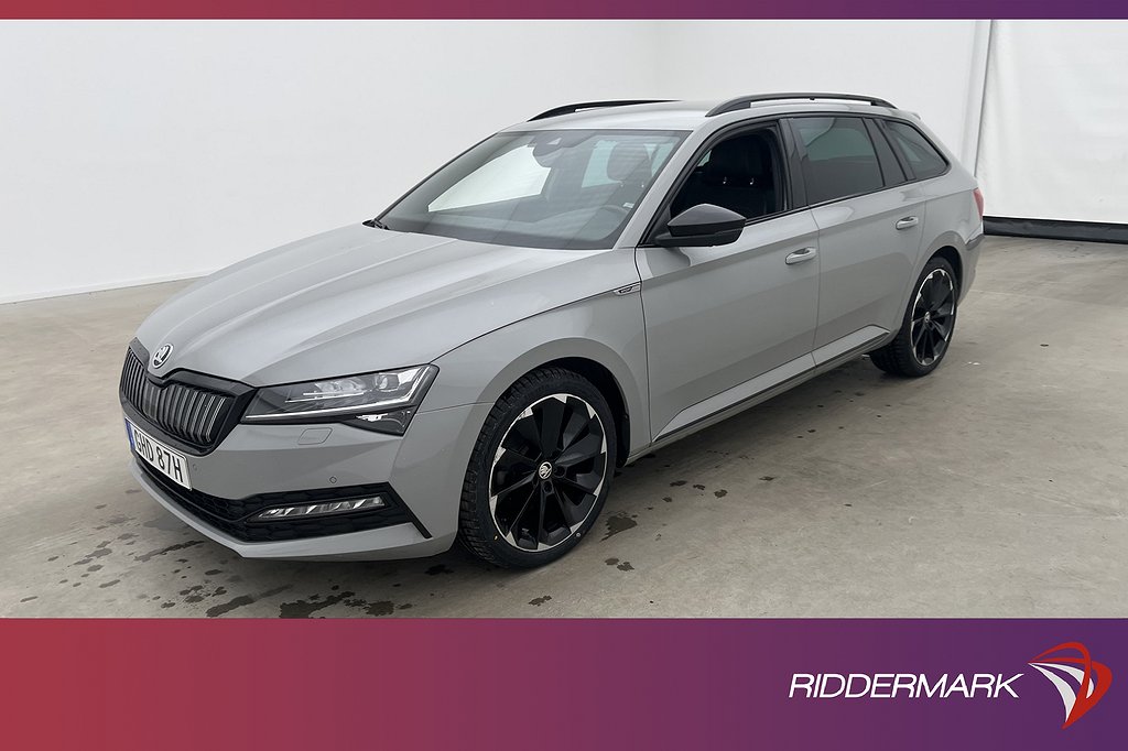 Skoda Superb iV Plug-in 218hk Sportline Canton Cockpit Drag